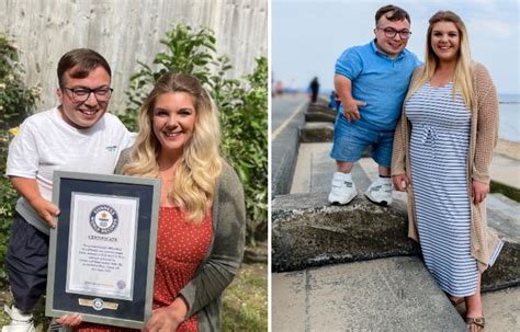 chloe lusted|UK couple break greatest height difference record with almost 2ft .